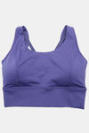 Enamor Medium Impact Sports Bra - Greek Blue — thumbnail 7